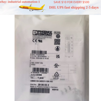 1PCS NEW PHOENIX 2906032 CBMC E4 24DC/1-10A Circuit Breaker Fast shipping