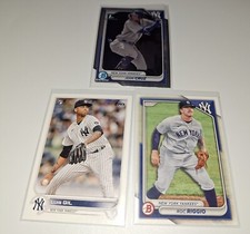 2024 Bowman - Chrome Prospects #BCP-77 John Cruz (RC) Luis Gil Roc Riggio 3 Ct. 