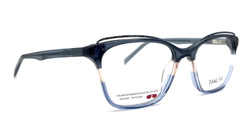 NUEVO TAKUMI TK1172 50 AZUL CLARO CON CLIPS MARCOS DE GAFAS AUTÉNTICAS 51-17-135 - Imagen 5 de 10
