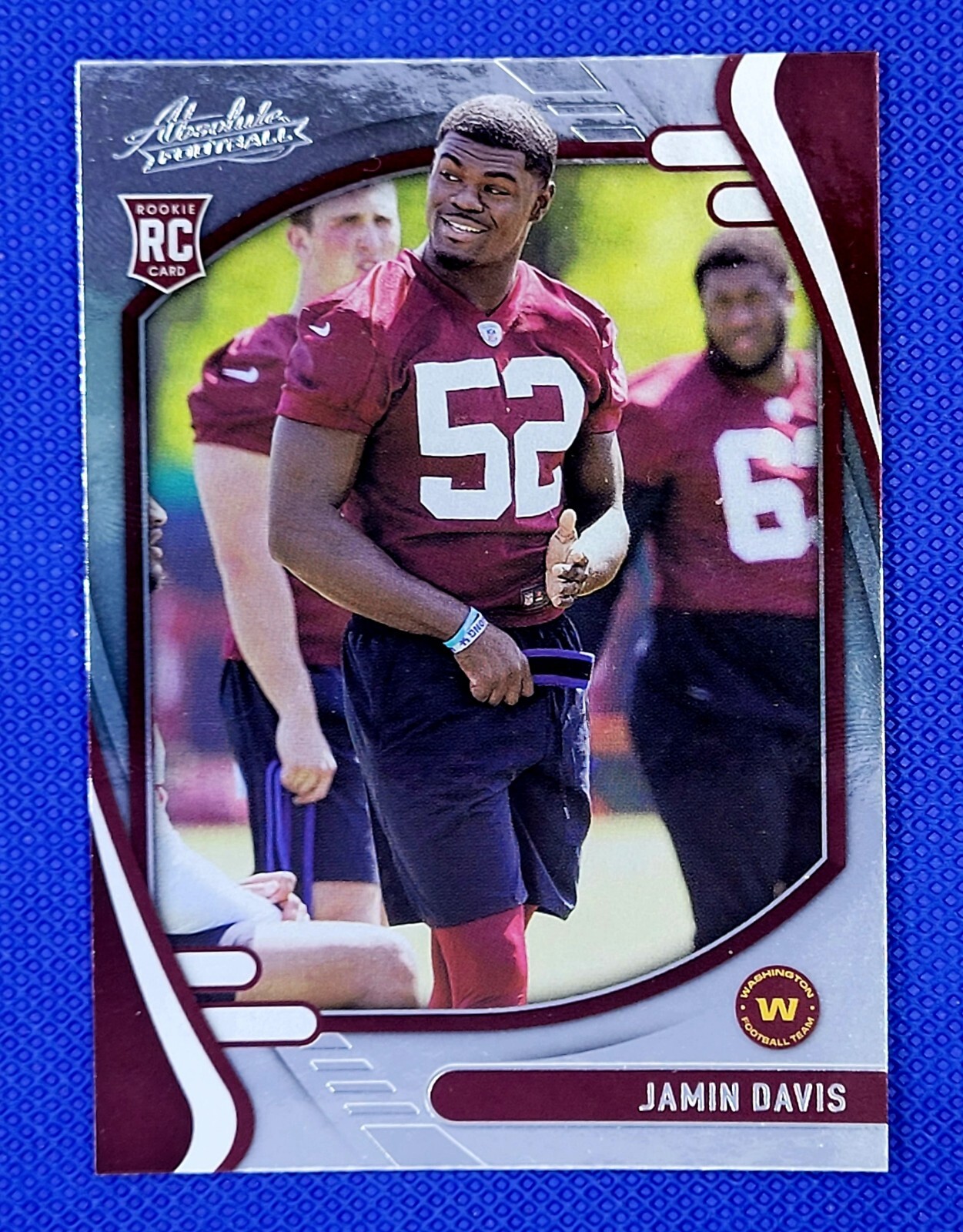 Jamin Davis RC 2021 Panini Absolute Football Rookie #178 Washington Commanders 