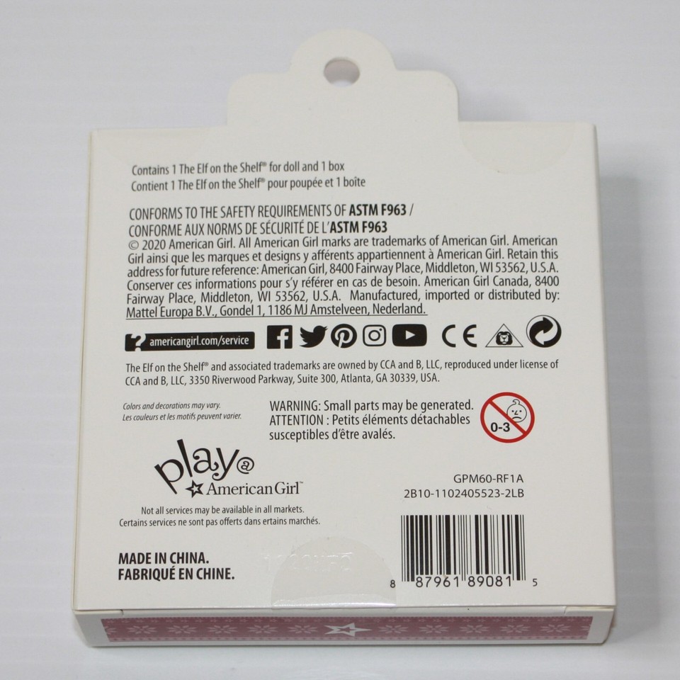 American Girl Elf on the Shelf® Miniature Girl Elf Set for 18" Dolls