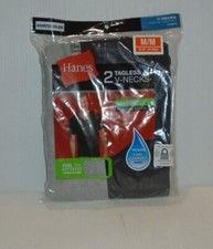 NWT Hanes Mens 2 Pack Tagless pocket Colort shirt sz med 38-40