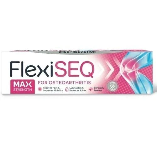 Flexiseq Osteoarthritis Max Strength Gel 50g Pack of 1, 2, 3, 4, 6 and 8