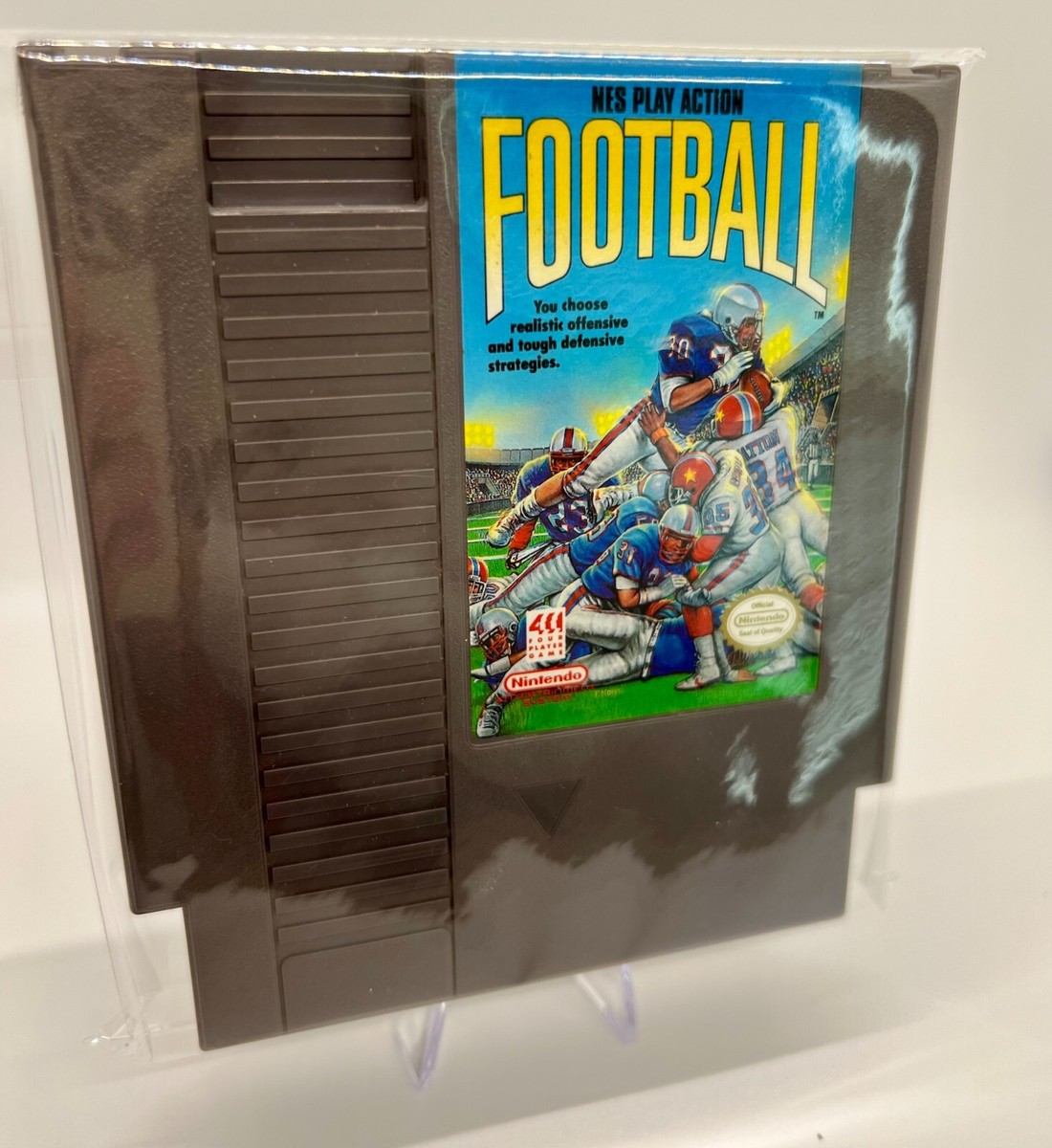 NES PLAY ACTION FOOTBALL Original NINTENDO Game TESTED WORKS