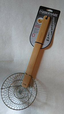 Neu Sieb Seiher Bambus FARBERWARE Strainer