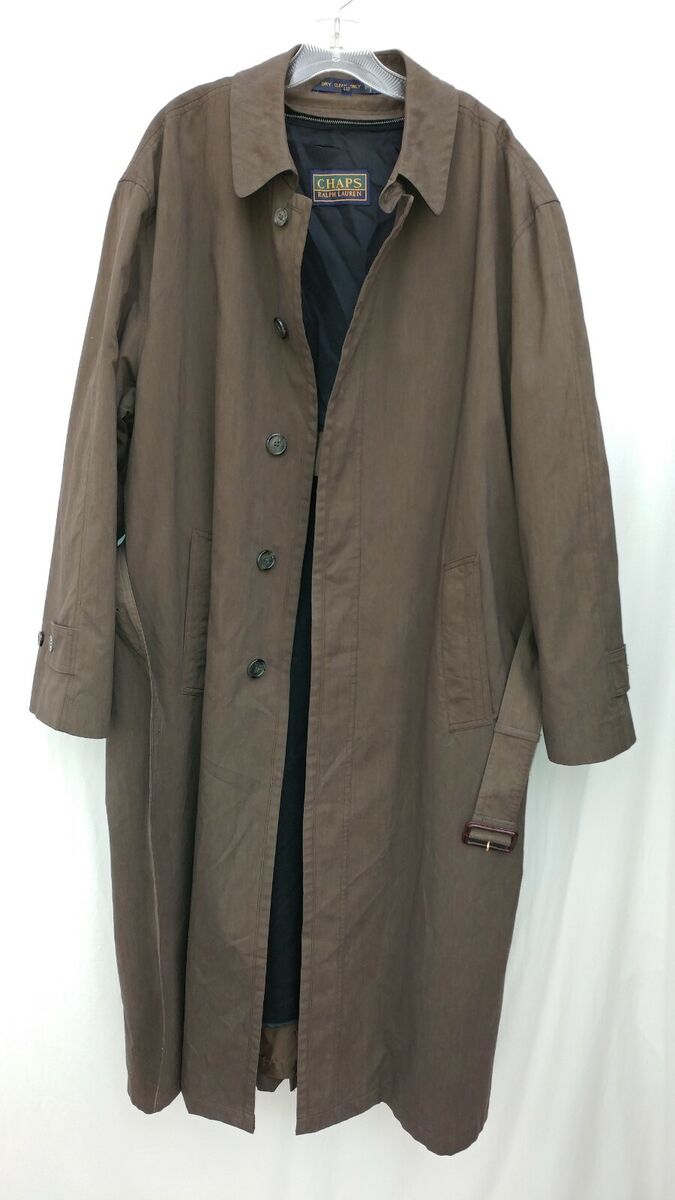 CHAPS RALPH LAUREN Khaki CottonBlend,Removable Liner,Belted CHAPS RALPH LAUREN Khaki CottonBlend,Removable Liner,Belted