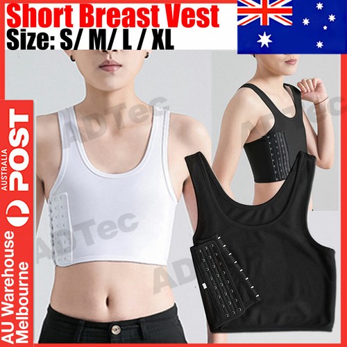 LODAY Women Transgender Tomboy FTM Elastic Chest Binder Bra Pullover