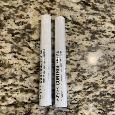 2 NYX PROFESSIONAL MAKEUP Control Freak Eyebrow Gel - Clear 