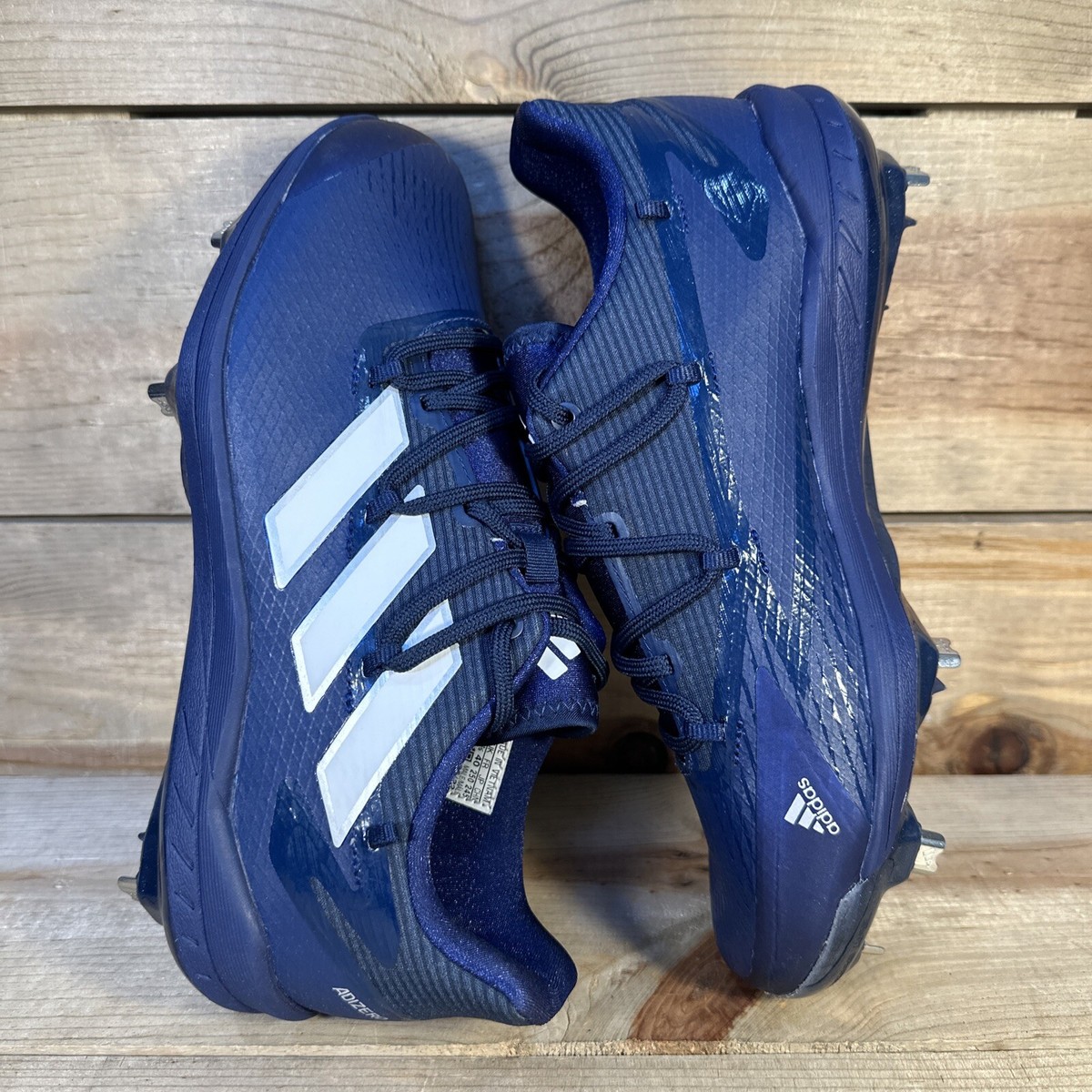 NEW Mens Size 8 Adidas Adizero Afterburner 8 “Team Blue” Baseball