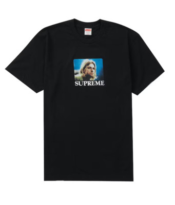 Supreme Kurt Cobain Tee Black (SS23T44)  Size Large