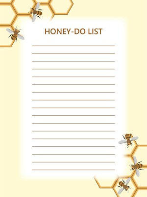 Honey-Do List Magnetic Dry Erase Sign By DCM Solutions
