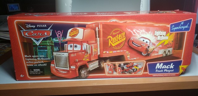 Disney Pixar CARS Mack Truck Playset New Original 2005 | eBay