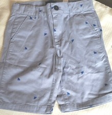 The Children s Place Boys Size 7 Shorts NWT. GRAY AND BLUE BOATS