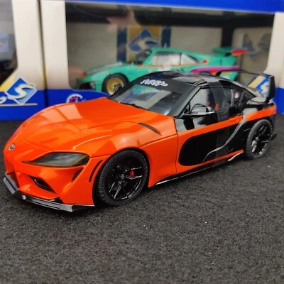 SOLIDO TOYOTA GR SUPRA STREETFIGHTER 2024 ORANGE / NOIR 1:18 S1809005 NEUF.B
