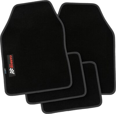 Petex Car Carpet Universal 4 Piece Black Carbon Size