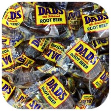 Washburn Dad's Wrapped Root Beer Barrels 1 lb Old Fashioned Candy 16 oz. Candies