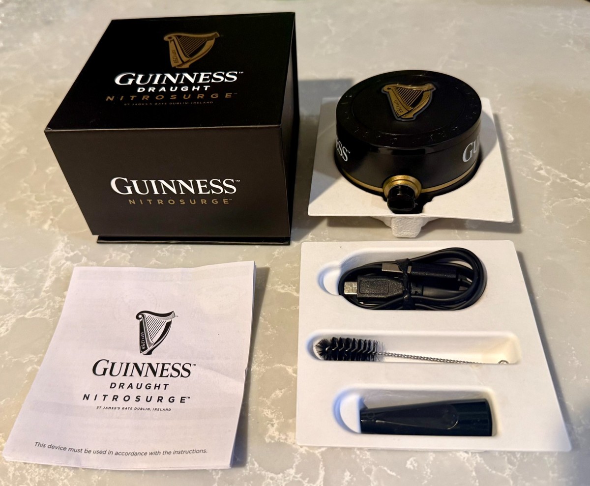 Guinness Draught Nitrosurge Device Stout Beer Perfect Pub Pour at 