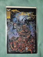 The Darkness #8 1997 Top Cow Image comic Ennis Silvestri demonic horde cover art