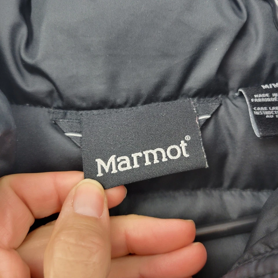 Jaqueta Marmot Feminina Média Acolchoada Aruna Caminhada Ativa LOGOTIPO DE MARCA - Imagem 4 de 4
