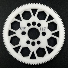 NEW Yeah Racing SG-64117 Competition Delrin Spur Gear 64P 117T :1/10 On Road Tou