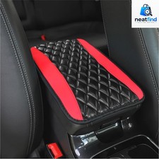 Car Center Console Armrest Cover Red Pu Leather Elastic Fit Suv Truck Car Car Center Console Armrest Cover Red Pu Leather Elastic Fit Suv Truck Car