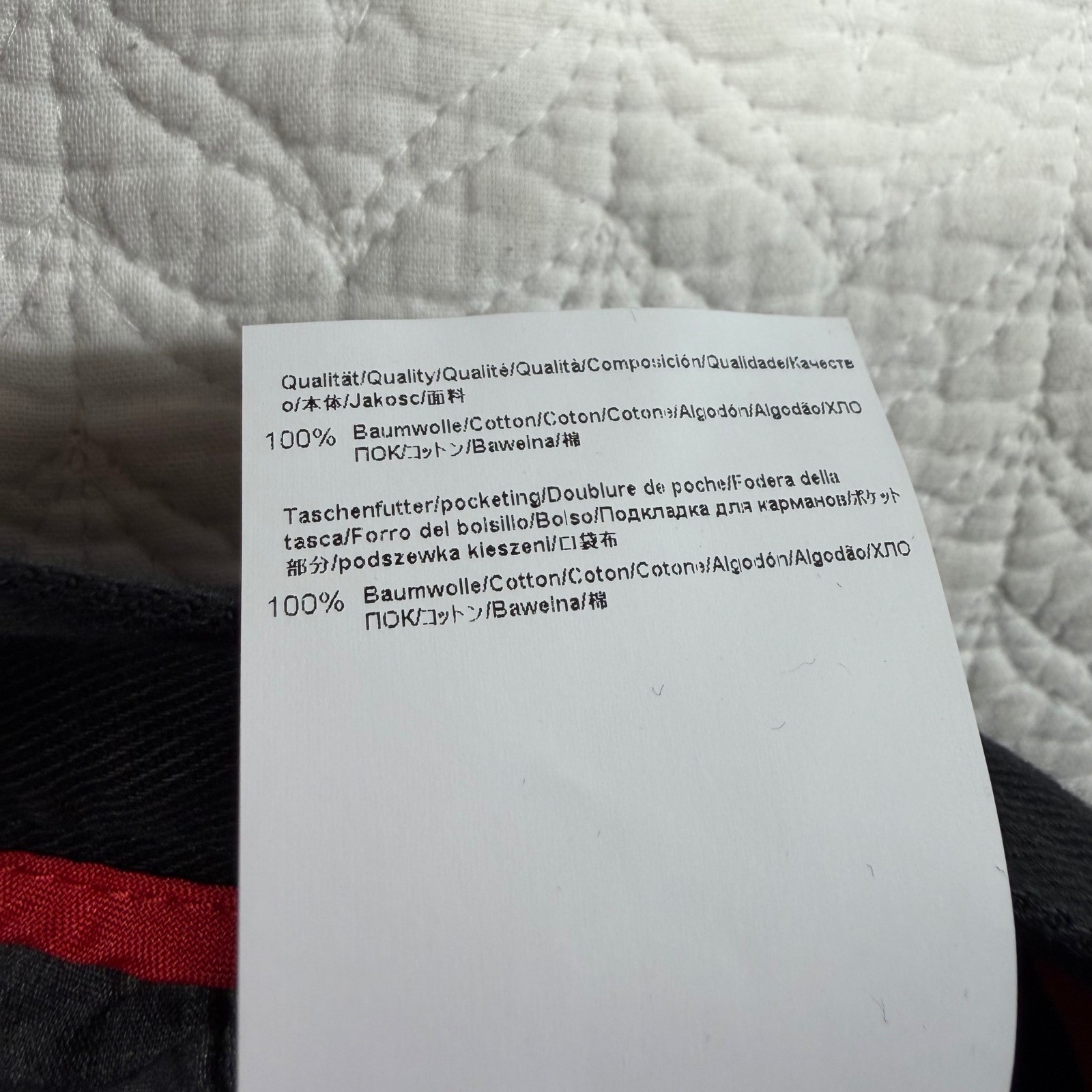 HUGO BOSS Men Black Casual Pants Trousers Size 38x32 (Fit 40x28) Cotton NWT thumbnail 5