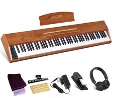 88 Key Digital Piano Keyboard for Beginners,Full Size Electric Piano Semi-Wei...