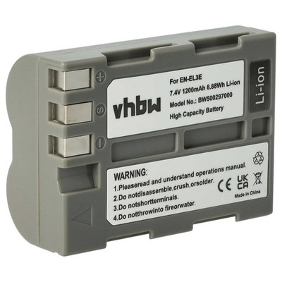 Akku für Nikon D300 D200 D300s D700 D70 D50 D100 D70s D90 D80 1200mAh 7,2V