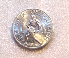1957 Austria 1 Schilling unc Coin
