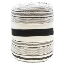 Hearth & Hand with Magnolia Textured Stripe Quilt Railroad Gray, Full/Queen