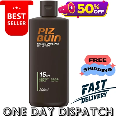 BRANDED Loción solar hidratante Piz Buin FPS 15 200 ml