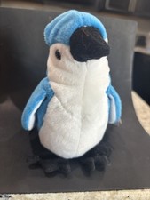 TY Teenie Beanie Babies 1997 rocket the blue jay plush toy rare retired