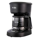 5-Cup Programmable Coffee Maker, 25 Oz. Mini Brew, Black