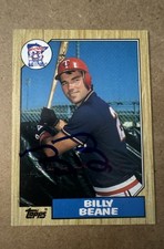 Billy Beane 1987 Topps #114 Autographed SIGNED Card Minnesota Twins