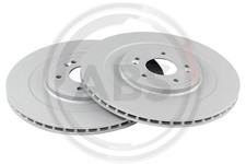 2x Bremsscheibe A.B.S. 19017 Grauguss für HYUNDAI IONIQ NE CE Allrad KIA EV6 CV