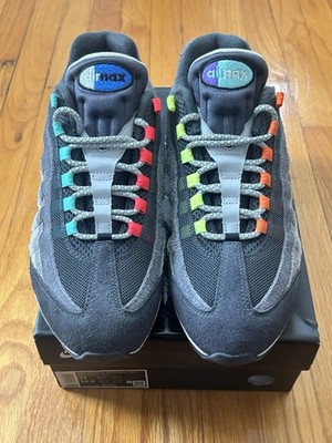 Nike Air Max 95 PRM Greedy Big Bubble Multicolor Sneakers IU2636-300 Mens Size