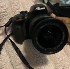 Nikon 3400 DX Digital SLR Camera Black w/ 18-55mm  70-300mm Lenses, RAW, AF