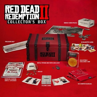 Red Dead Redemption II 2 Collector's Edition Box Complete NO GAME