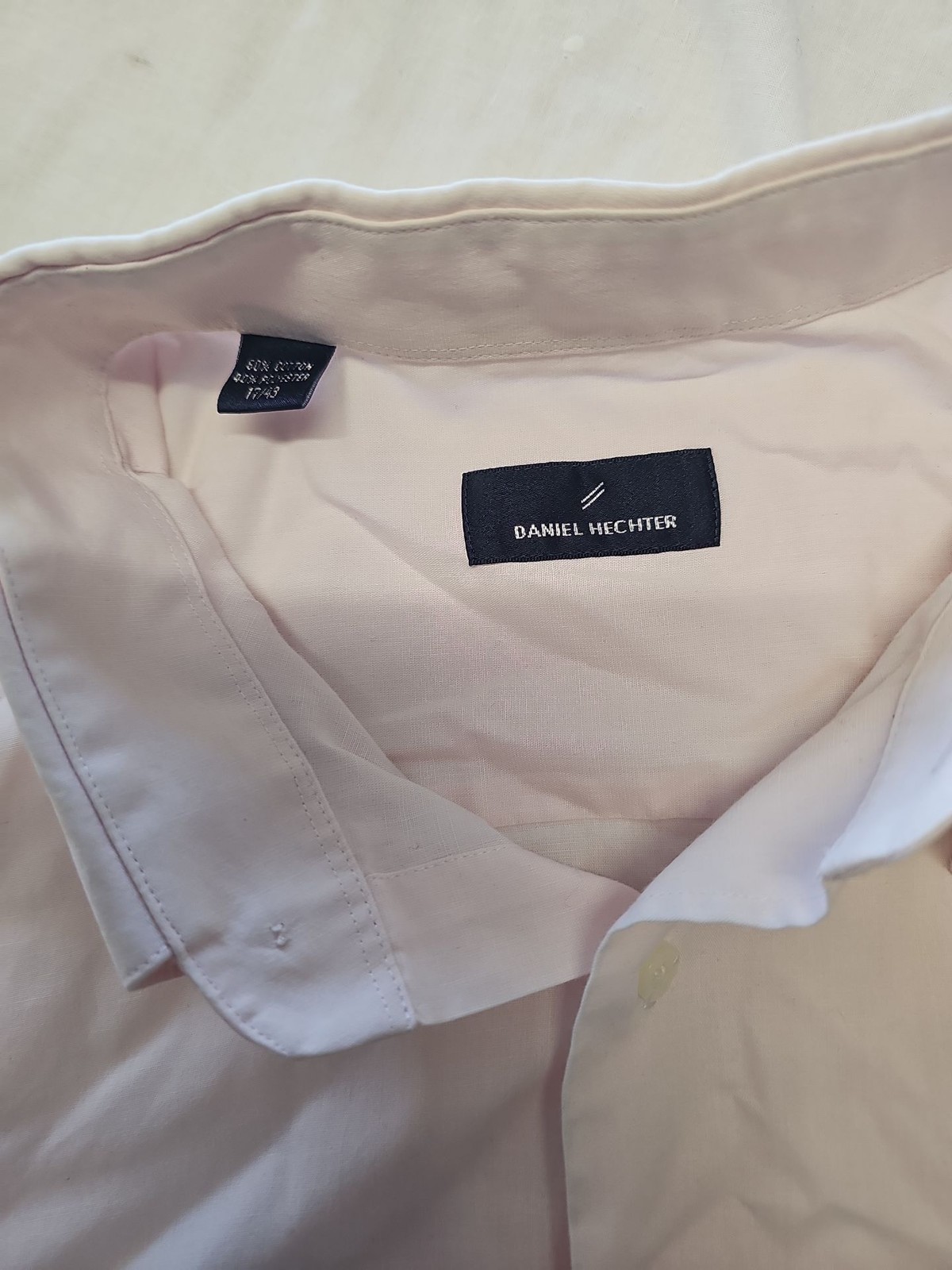 Daniel Hechter Pale Pink Long Sleeve Dress Shirt A3 1229 image 2