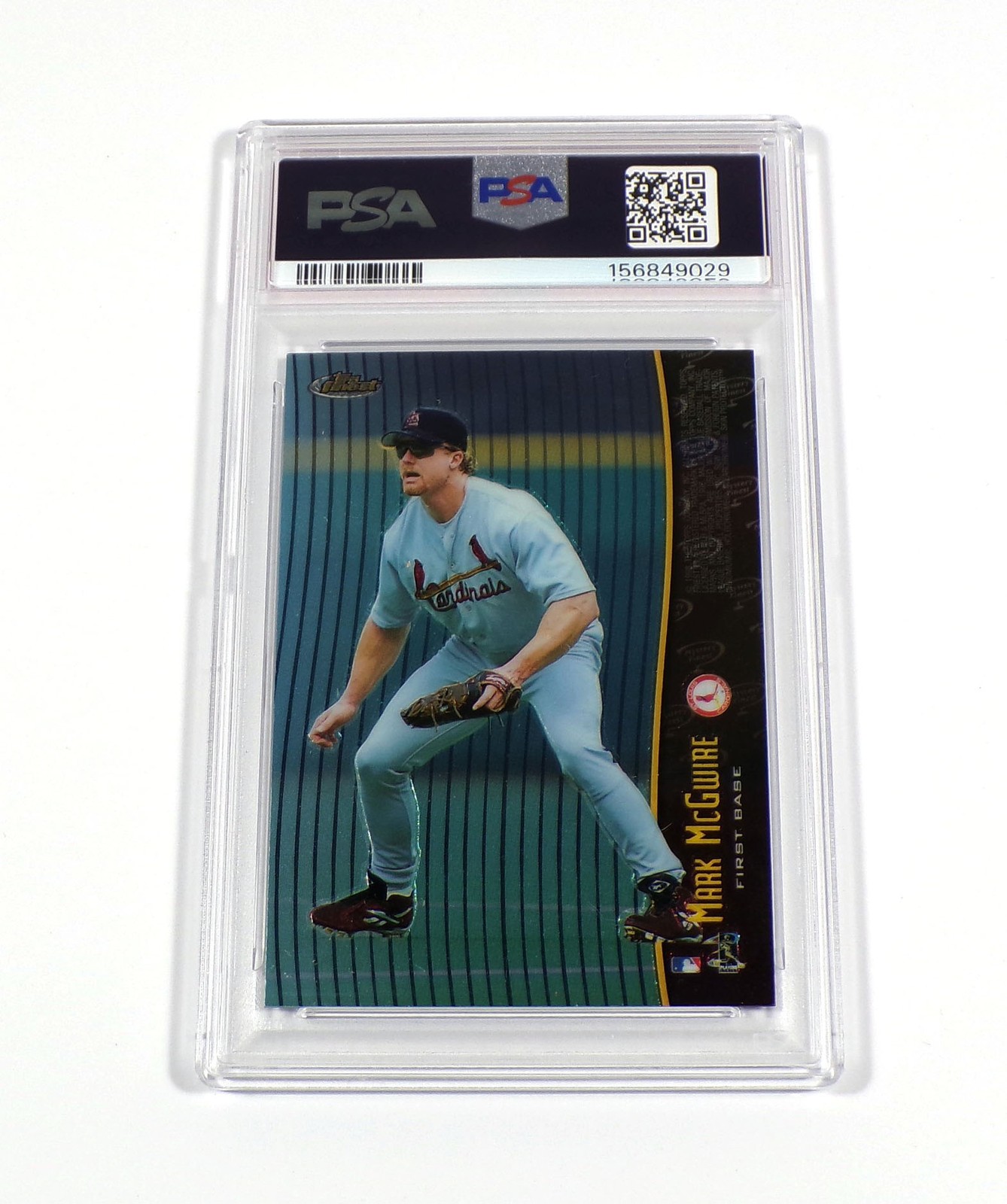 1998 Finest Mystery Ken Griffey Jr. / Mark McGwire #M6 PSA 10 view 2