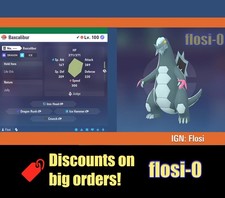 6IV Shiny Baxcalibur Pokemon Legends ZA Legends Z-A 