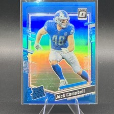 2023 Donruss Optic #235 Jack Campbell Rated Rookie Aqua Prizm SP 60/299 (RC)