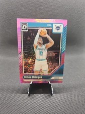 2024-25 Panini Donruss Optic - Miles Bridges #208 Pink Hyper Prizm