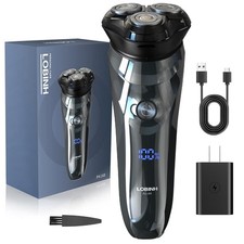 Men's Electric Shaver - 3D Waterproof Design Quick Charge Capability