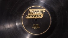 Byron G. Harlan "See Saw" Very Rare label NASSAU B 92 single sided 78