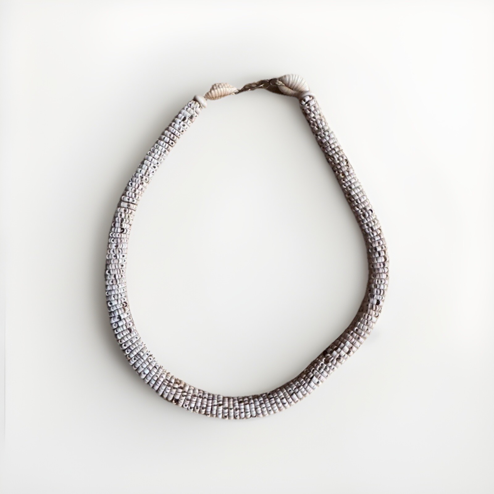 Statement Puka Shell Chunky Necklace - image 1