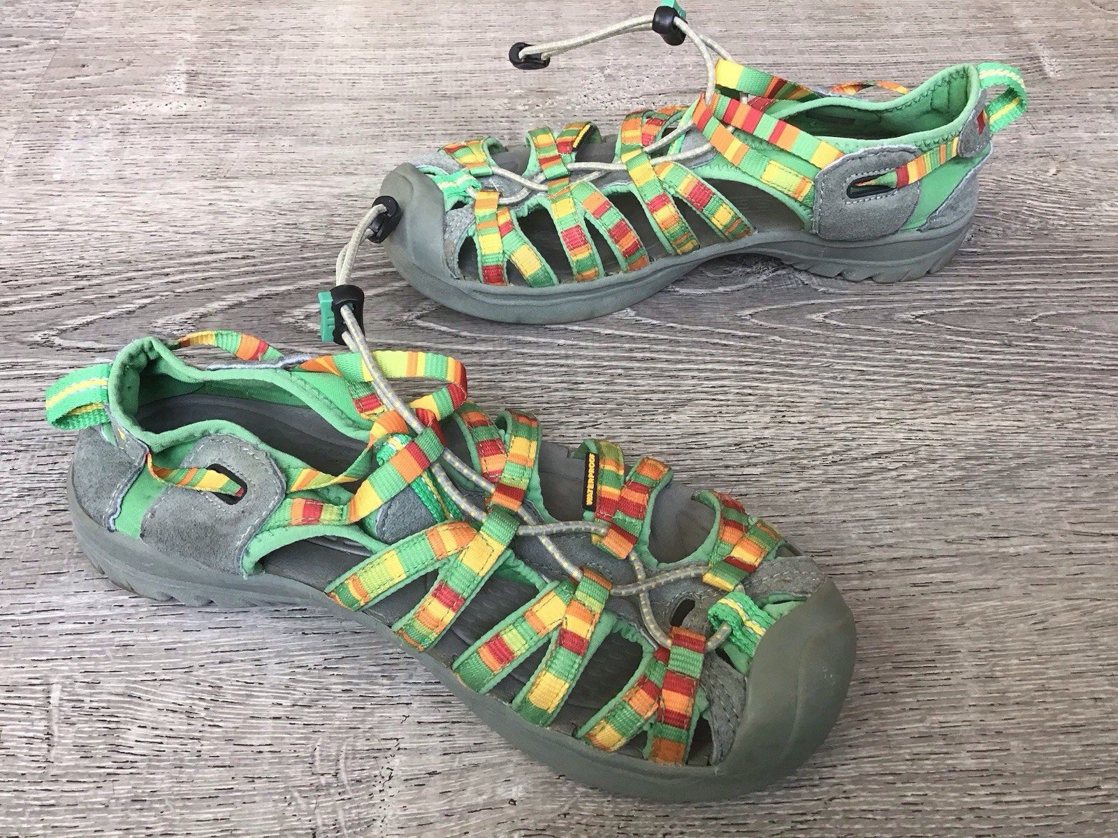 Sandali da trekking Keen Newport H2 Youth taglia 5 verdi outdoor impermeabili lavabili