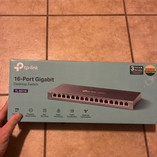 TP-LINK TL-SG116 16-Port Gigabit Unmanaged Desktop Switch RJ-45 1Gbps