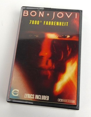 Musikkassette - BON JOVI - 7800 Fahrenheit -  Tape MC