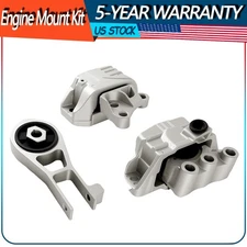 3pcs Engine Motor Mounts For 2015-2021 JEEP RENEGADE Auto Transmission 2.4L NEW